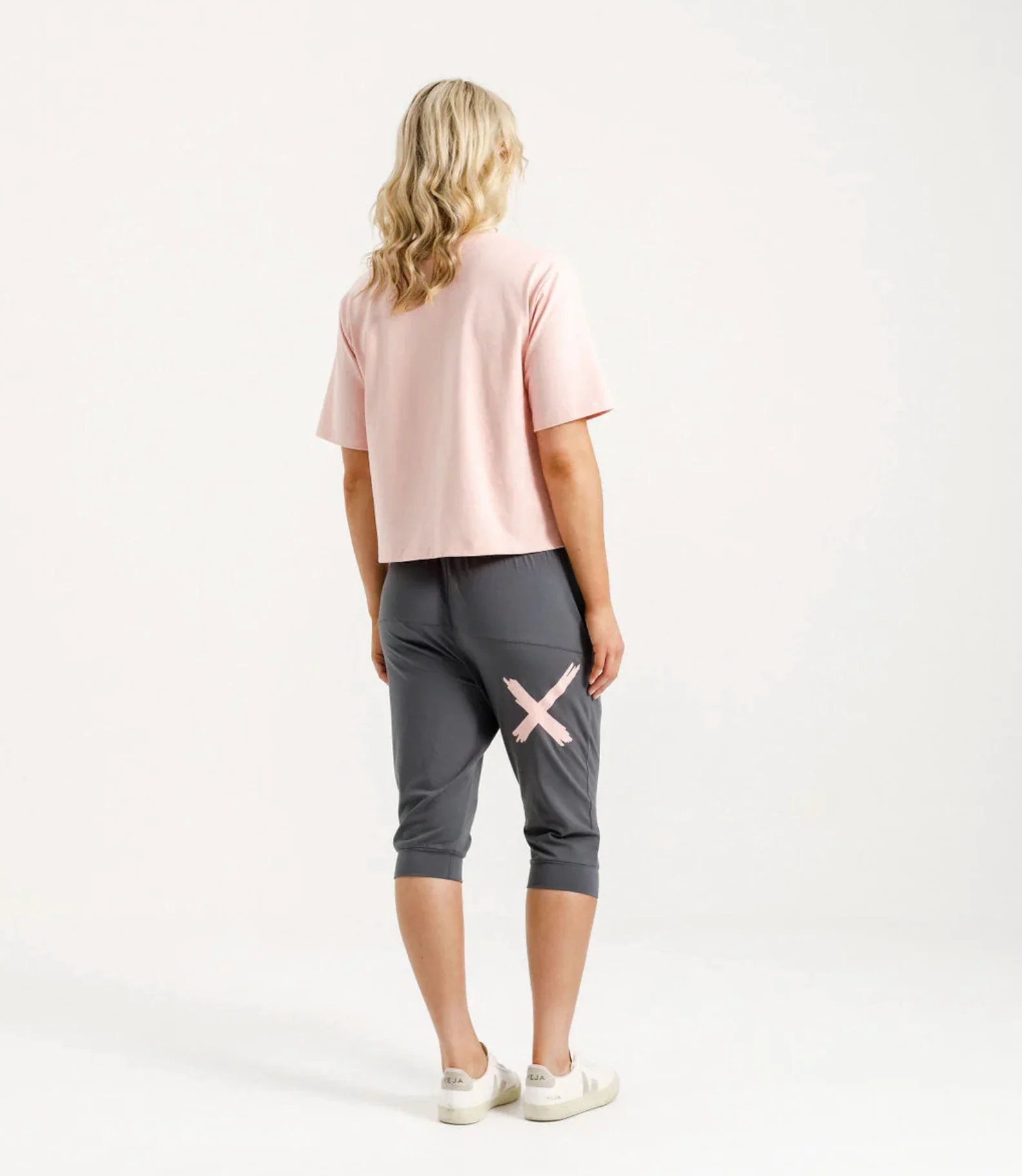 3/4 Apartment Pants - Graphite with Blossom X - Image 3