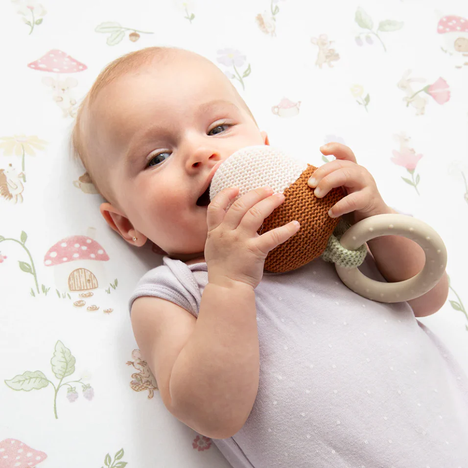 Acorn Teething Ring Rattle - Image 2