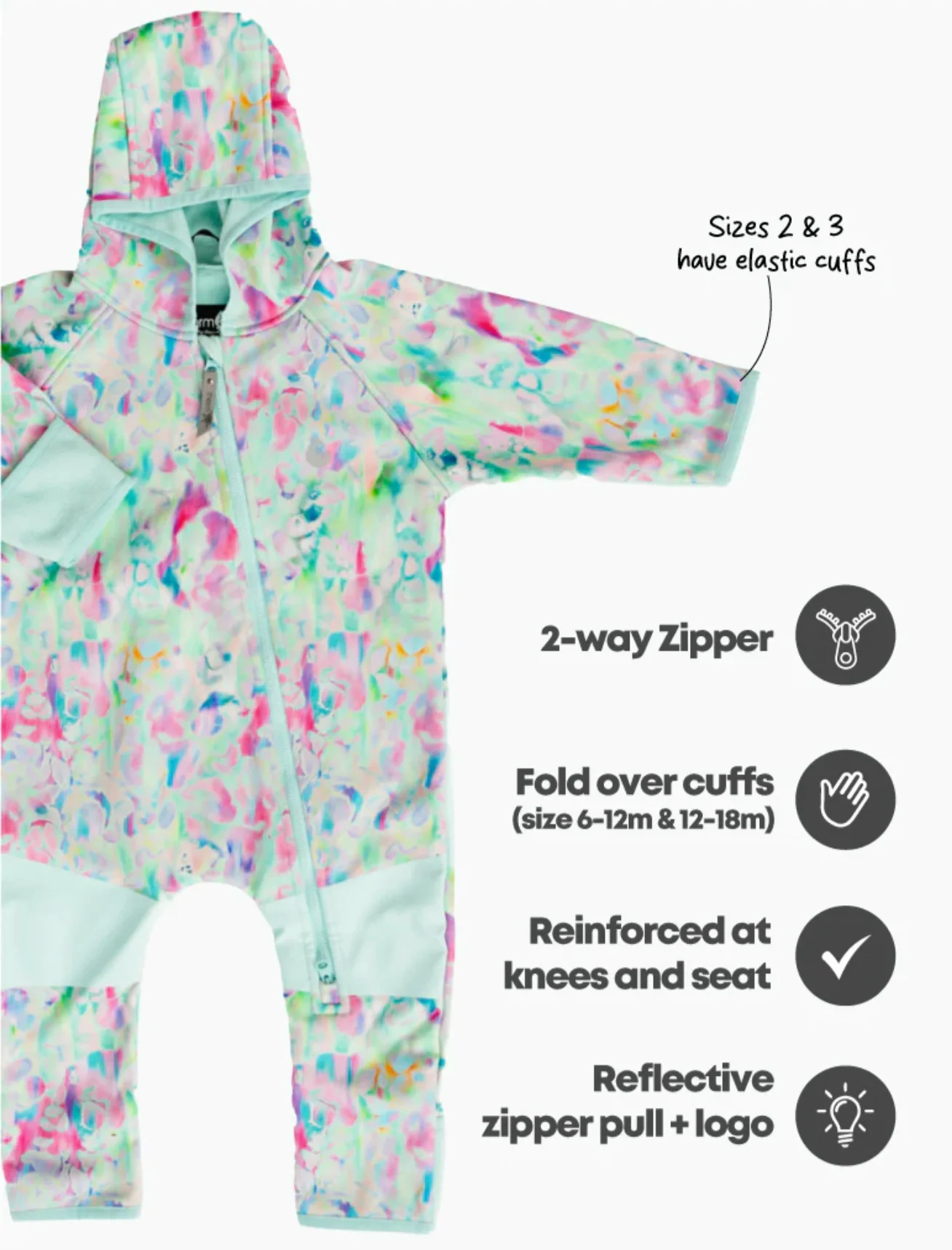 All-Weather Fleece Onesie - Fairy Glass - Image 3