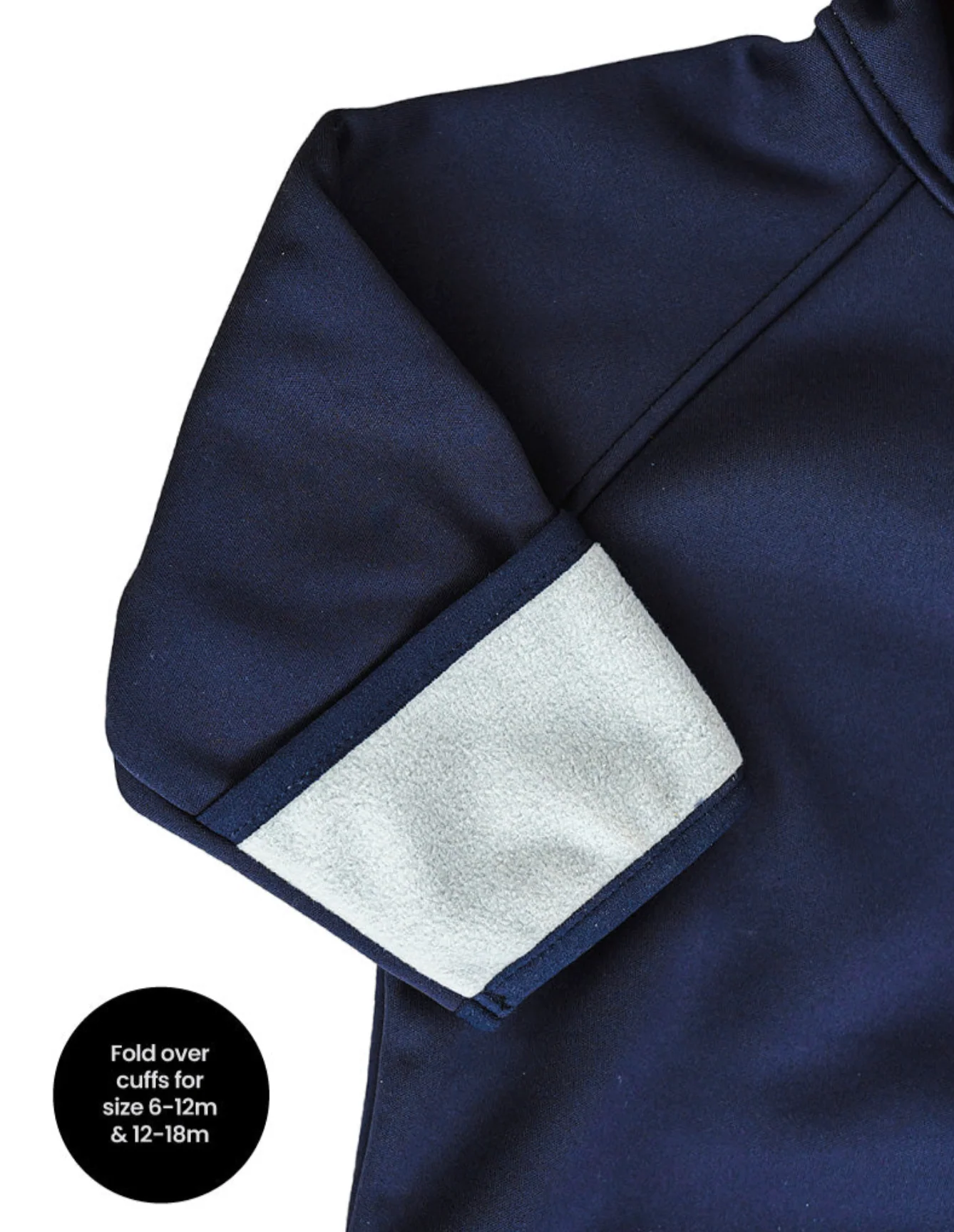 All-Weather Fleece Onesie - Navy - Image 3