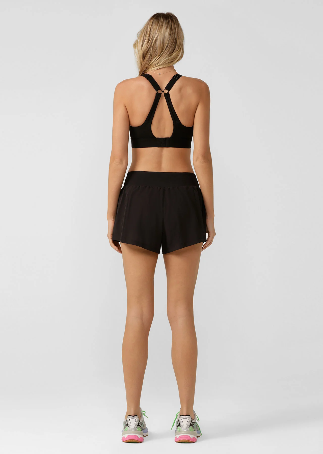 Amy Stretch & Stride Pocket Run Shorts - Black - Image 6