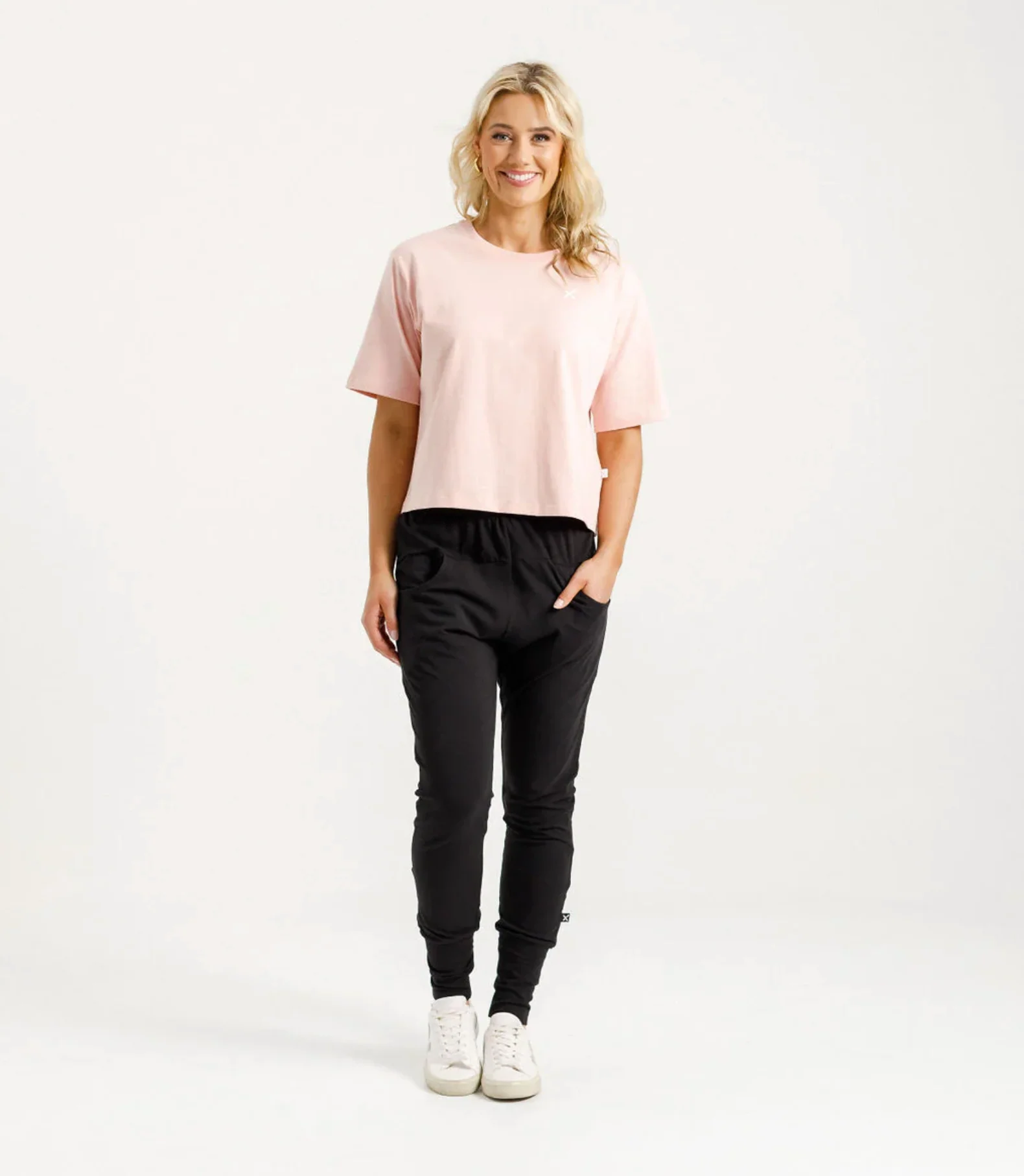 Apartment Pants - Black with Blossom Berry Bow - Image 3
