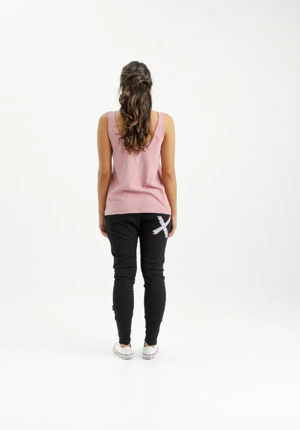 Apartment Pants - Black with Lilac X - Image 3