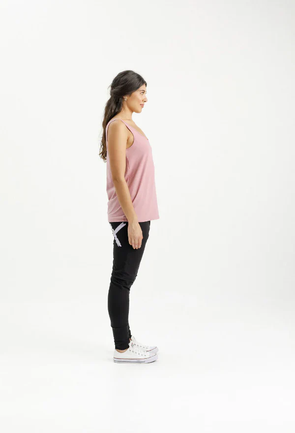 Apartment Pants - Black with Lilac X - Image 4