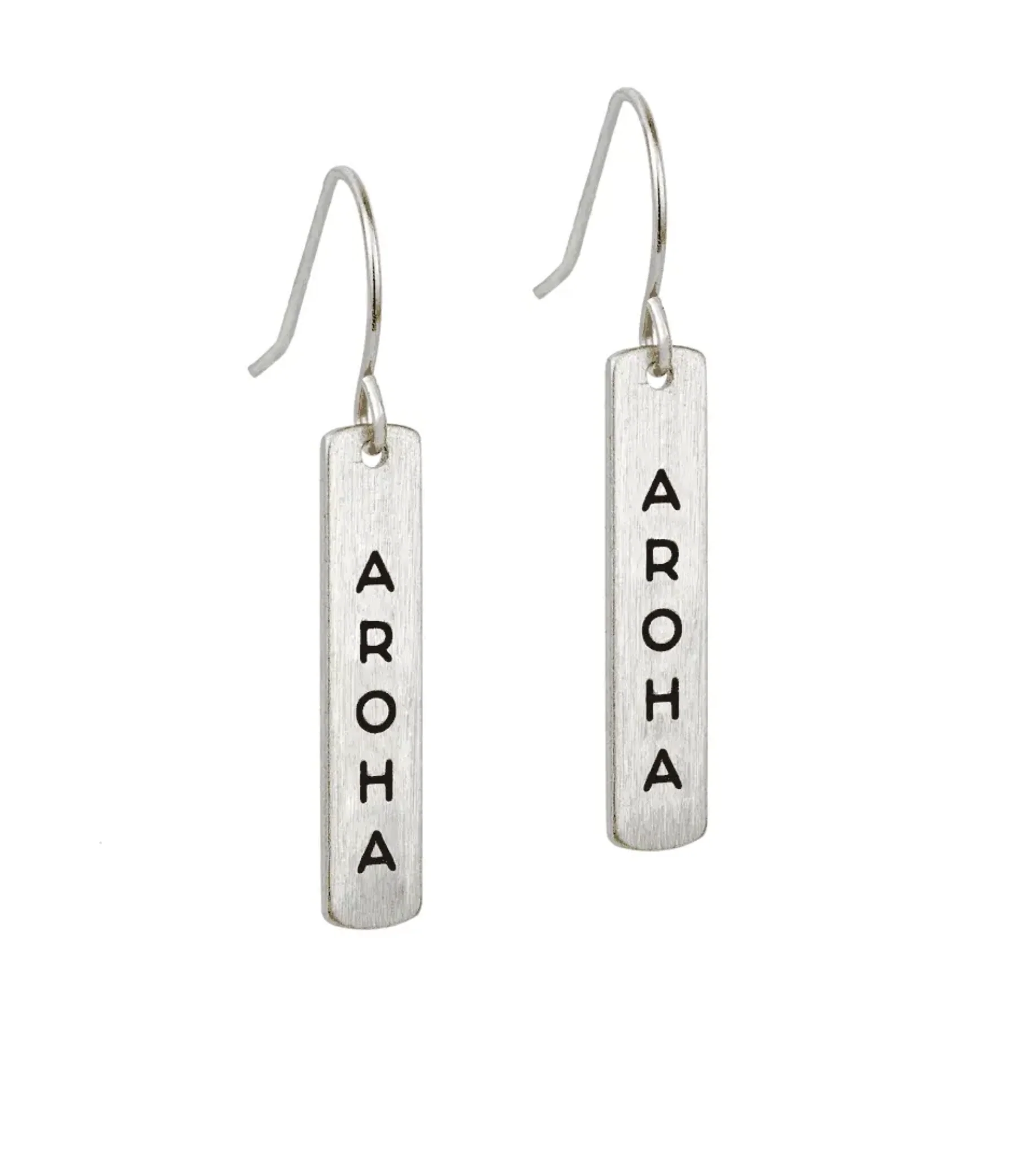 Aroha – Love – Earrings - Silver