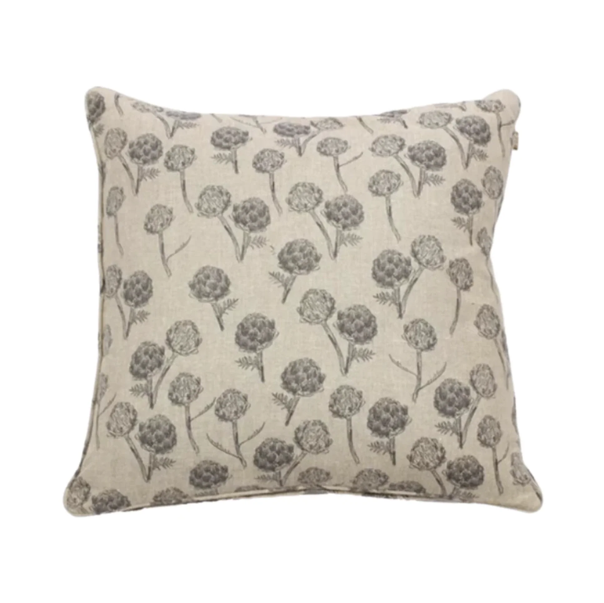 Artichoke Cushion - Charcoal