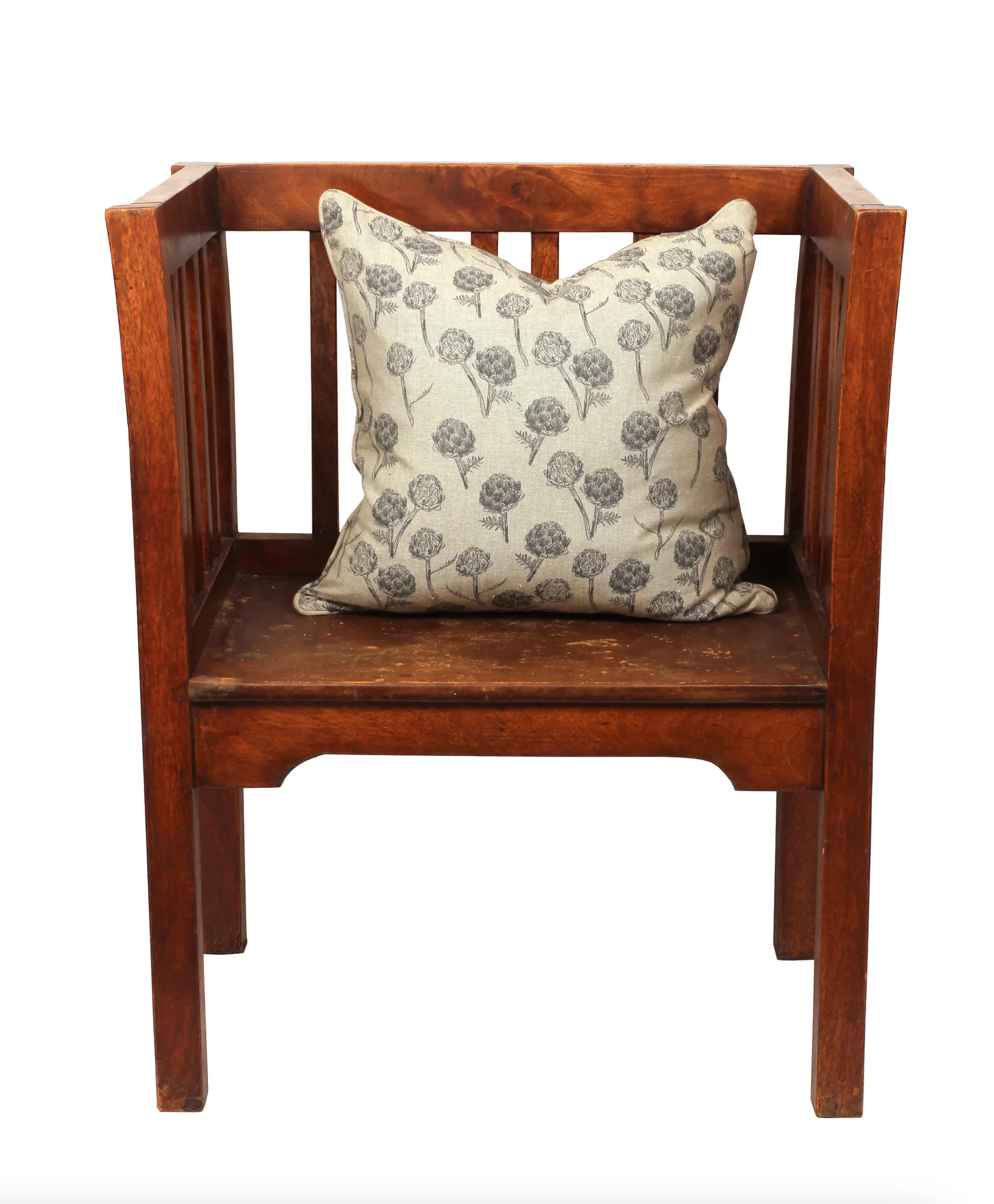 Artichoke Cushion - Charcoal - Image 2