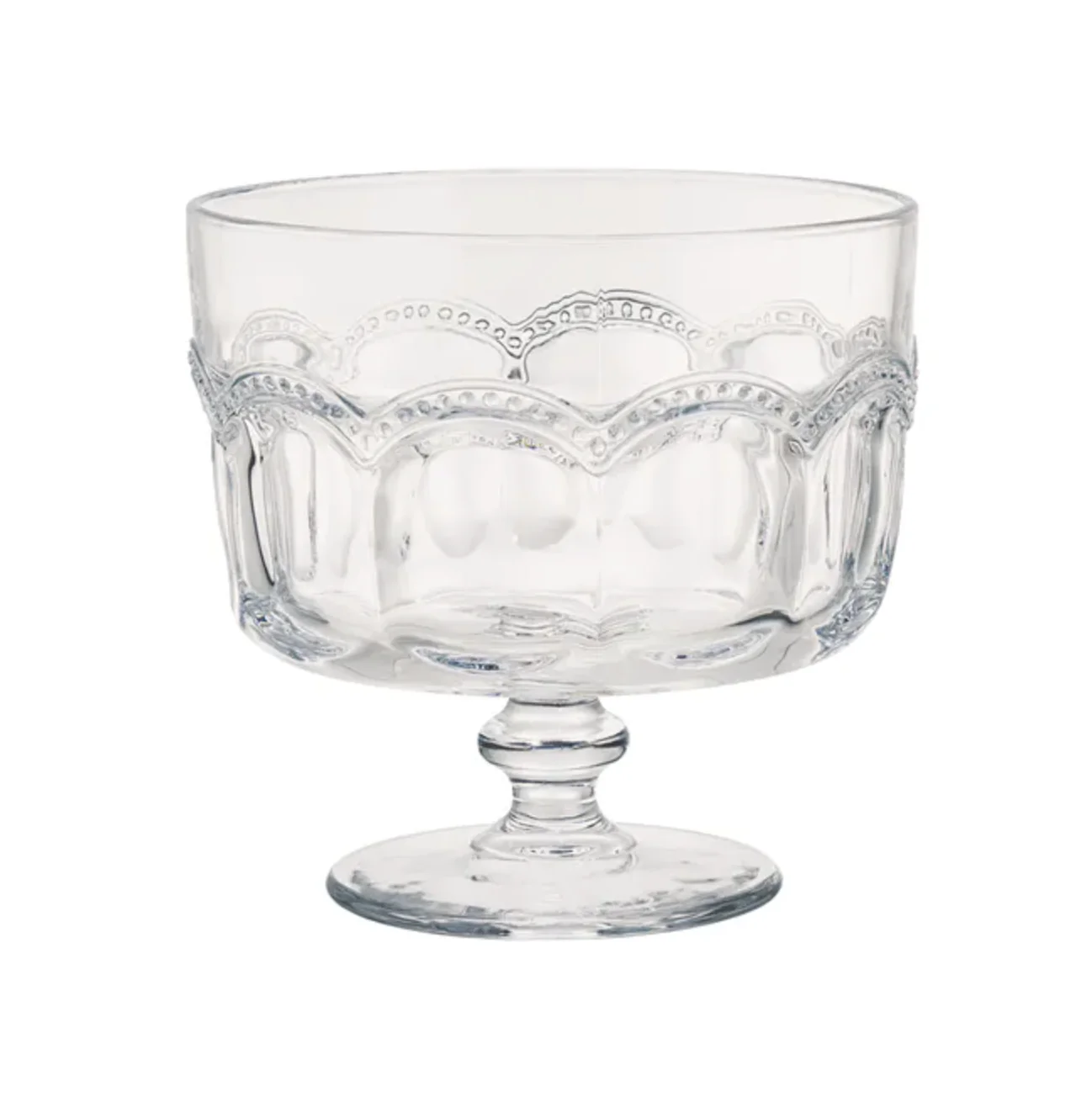 Artland Pearl Ridge Trifle Bowl