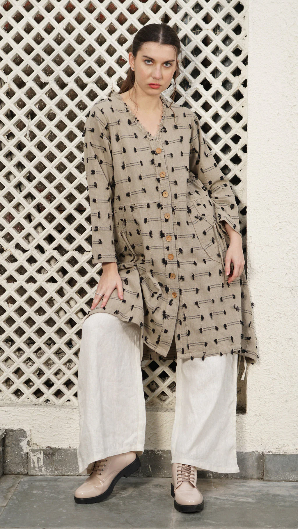 Aston Jacket in Latte - Image 4