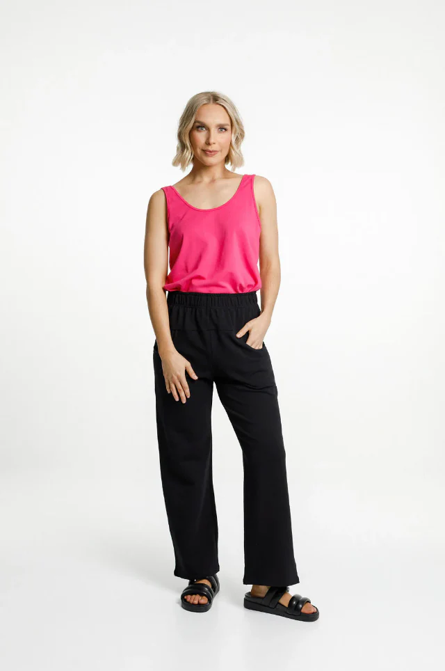 Avenue Pants - Winter Weight - Black with Matte Black X - Image 4