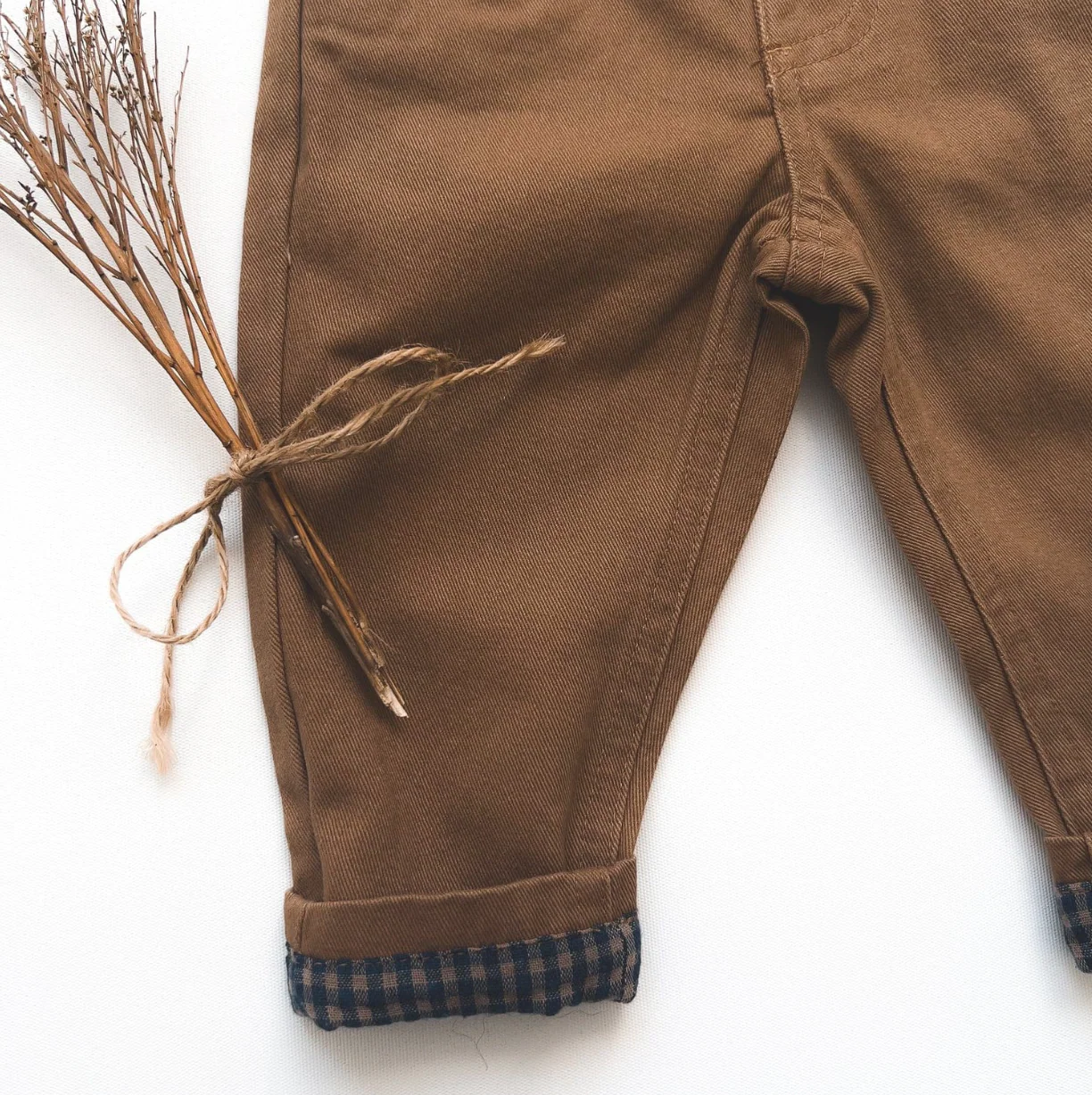 Baby Boys Chino Pant - Brown - Image 2