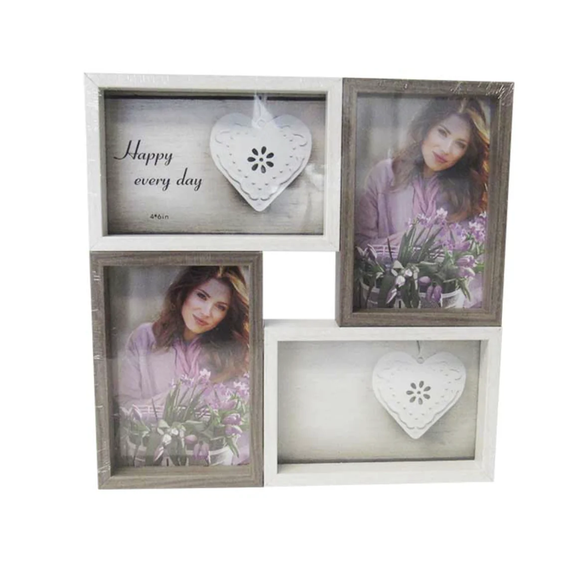 Beech Tones Four Photo Frame