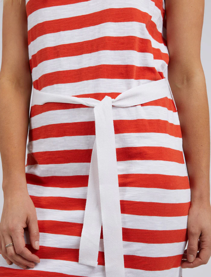 Bondi Dress - Orange Stripe - Image 4