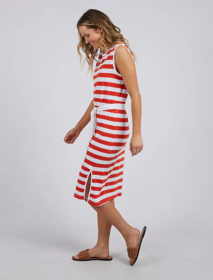 Bondi Dress - Orange Stripe - Image 5