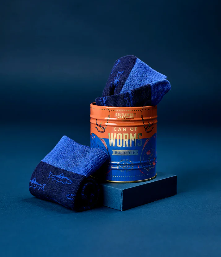 Can Of Worms Fishing Pair Of Socks In A Can