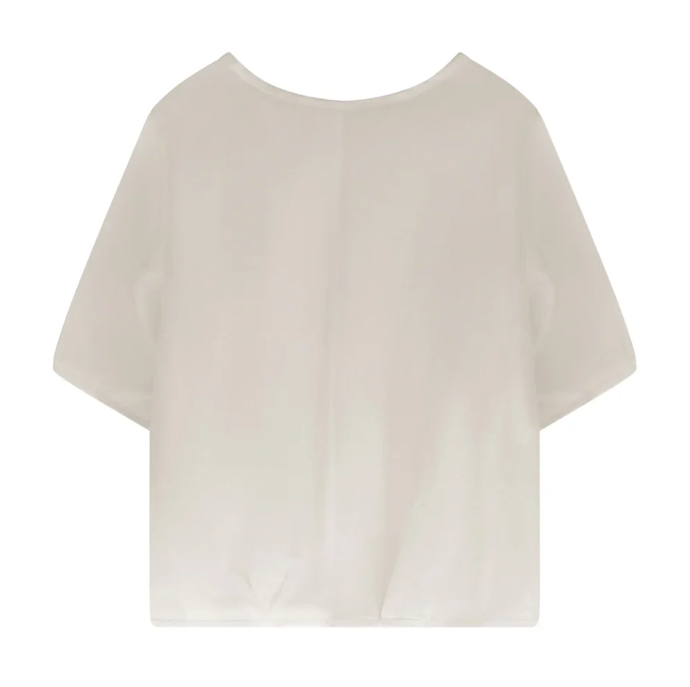 Carter Linen Top - Ivory - Image 3