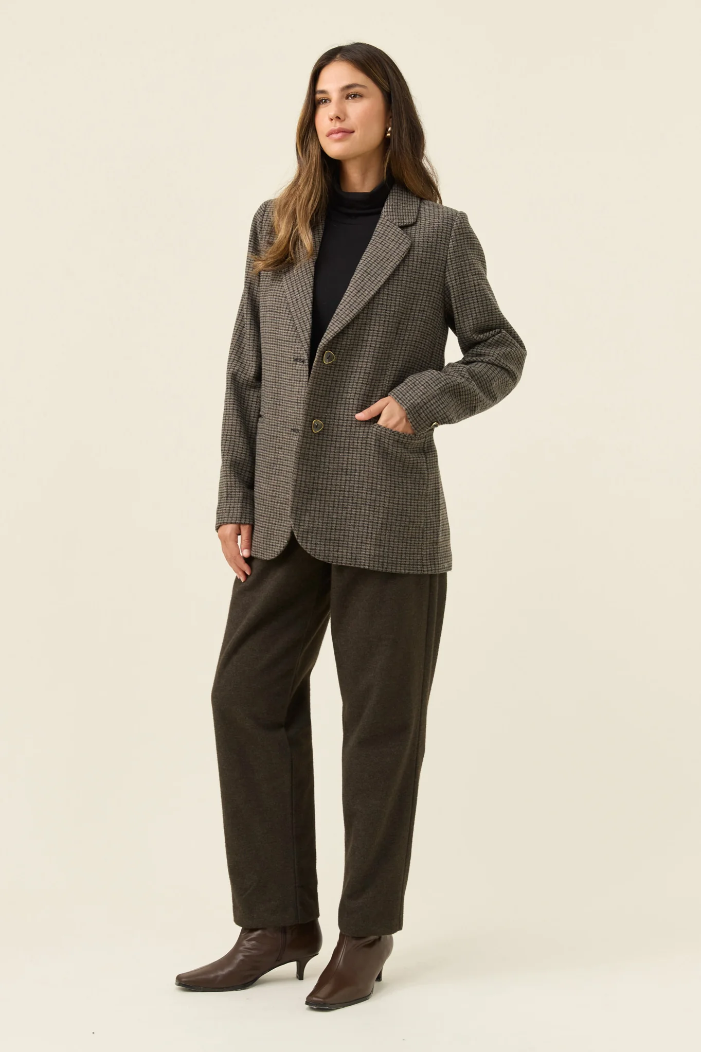 Cassidy Blazer - Charcoal - Image 4