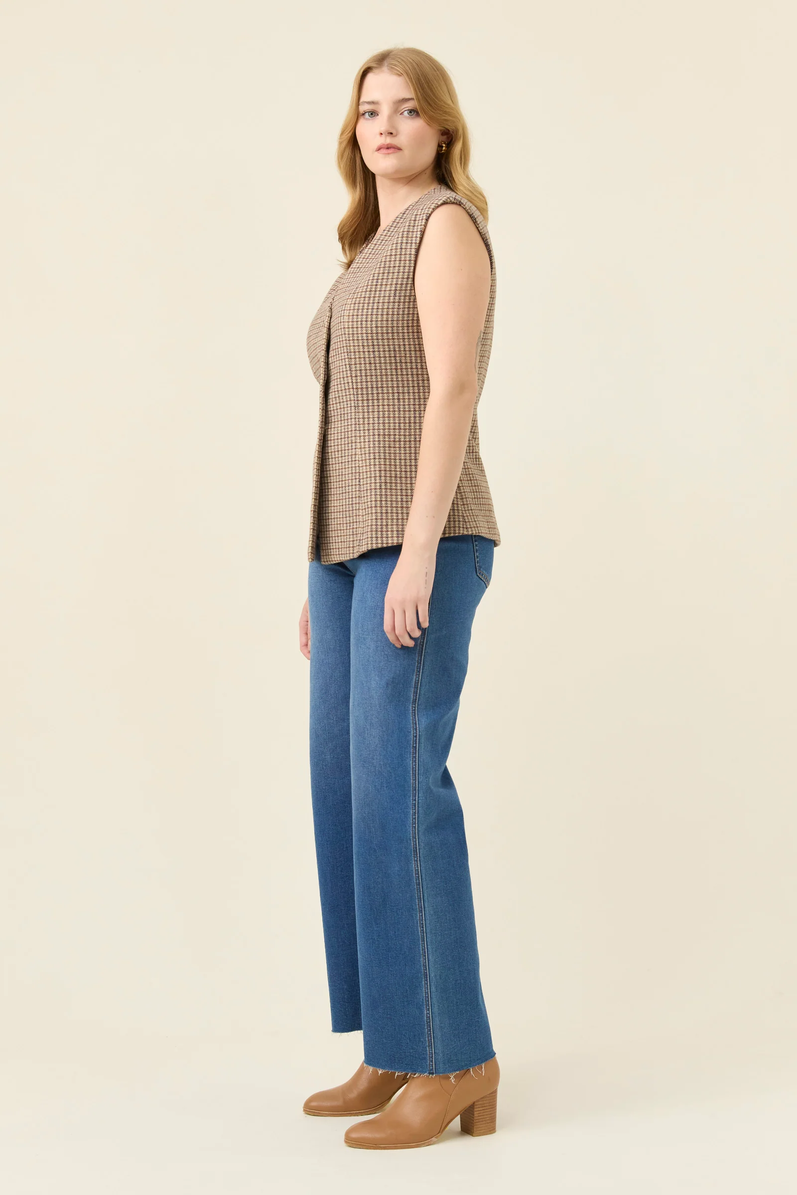 Cassidy Vest - Taupe - Image 4