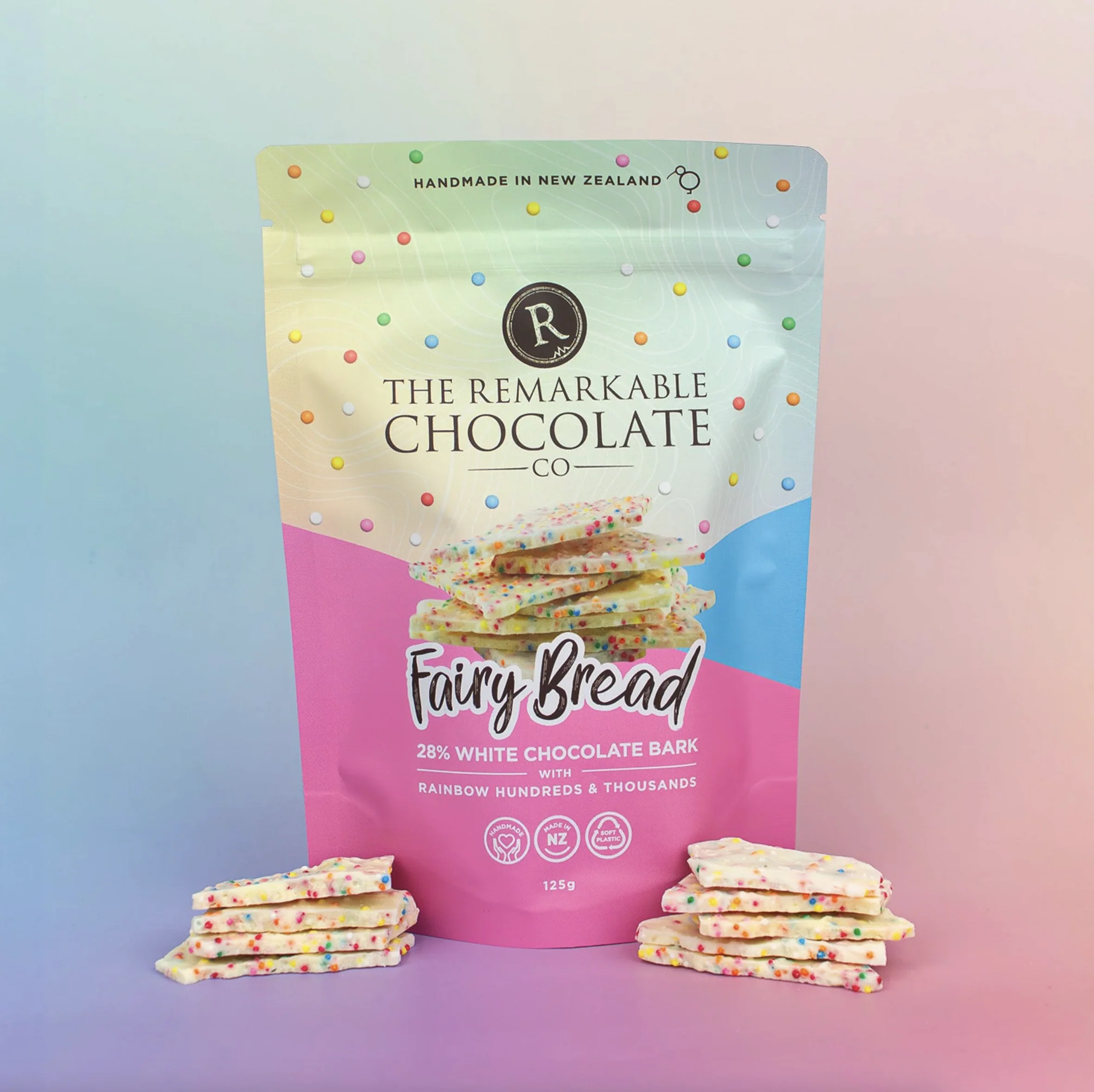 Chocolate Bark Fairy Bread