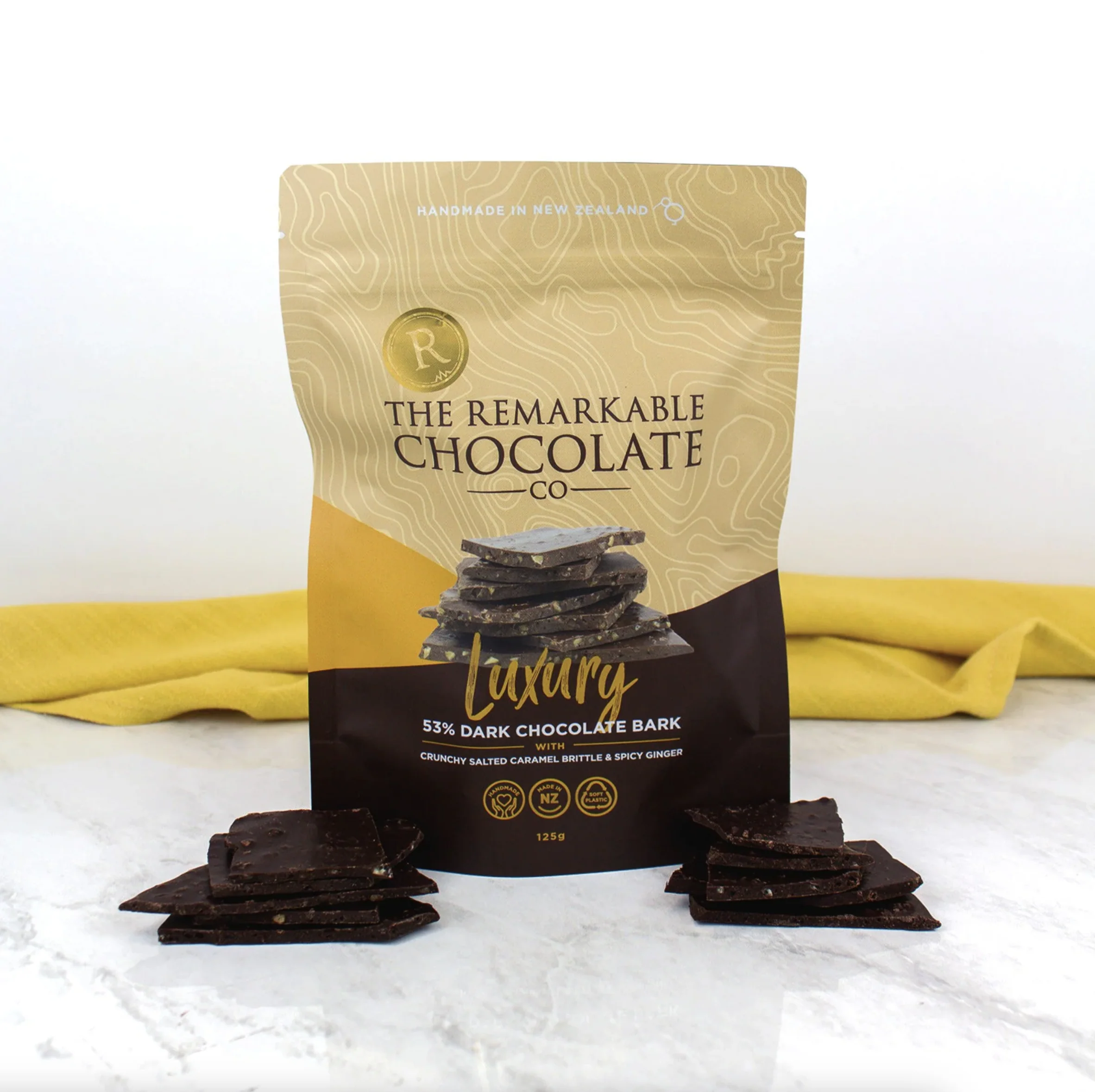 Chocolate Bark Spicy Ginger Crunch