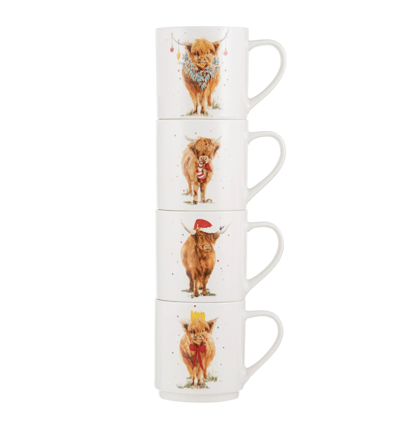 Coo Christmas Stackable 4pk Mug