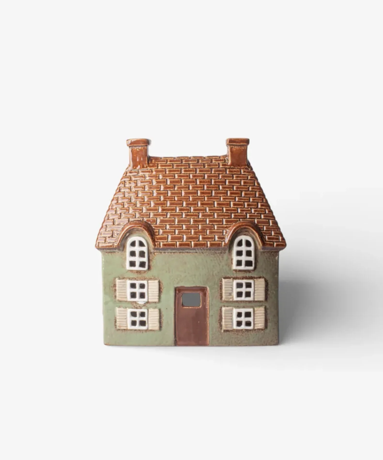 Cotswold Tea Light Cottage Seagreen