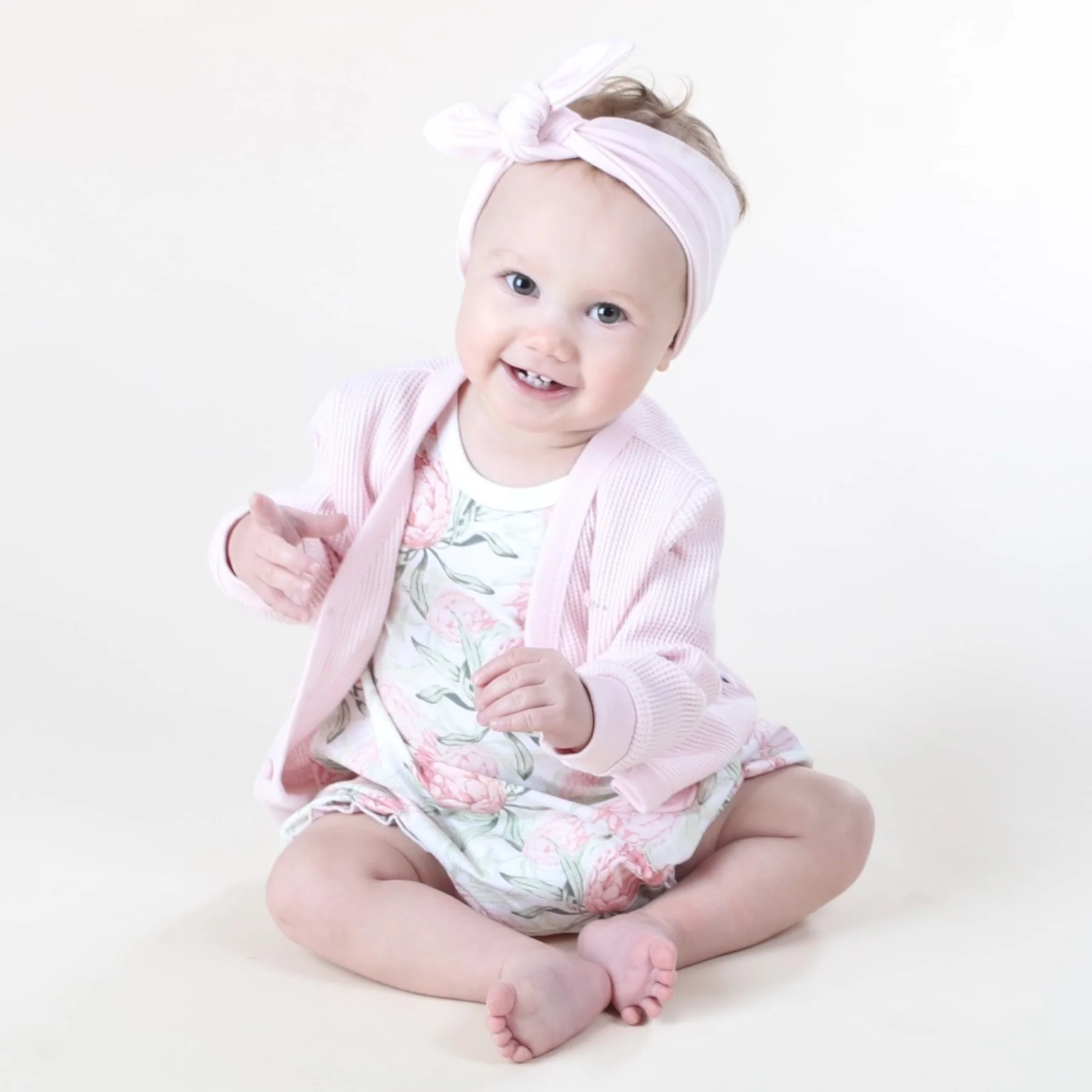 Cotton Frill Tank Romper - Floral - Image 5