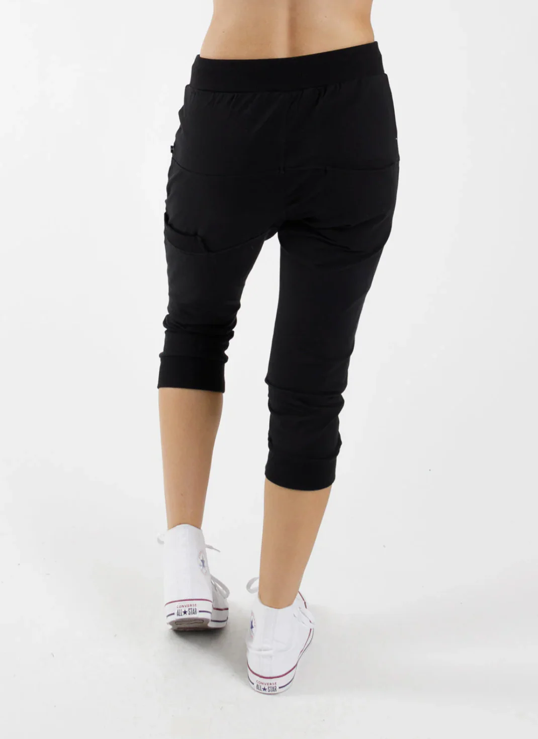 Cut Trackies - Black/Silver - Image 3