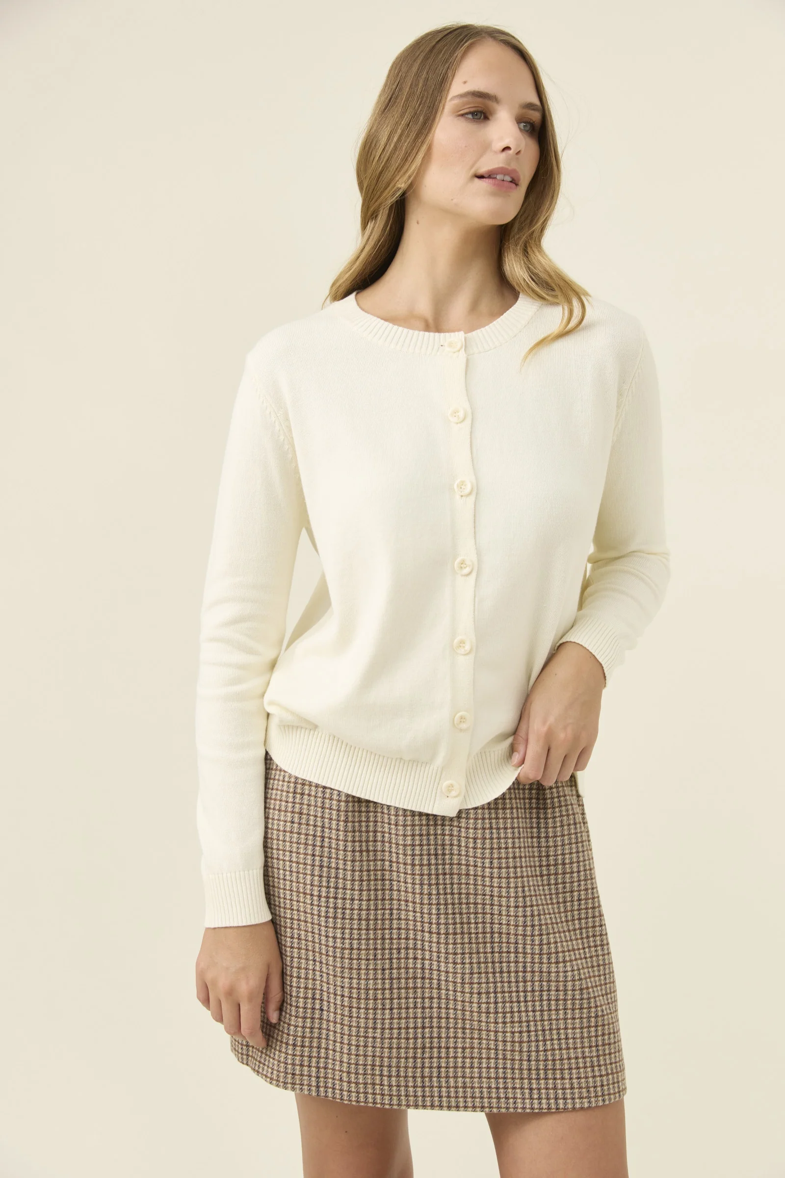 Darby Cardigan - Ivory