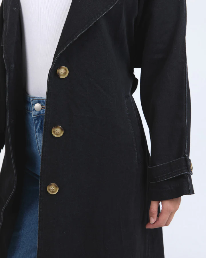 Deuce Trench - Black - Image 5