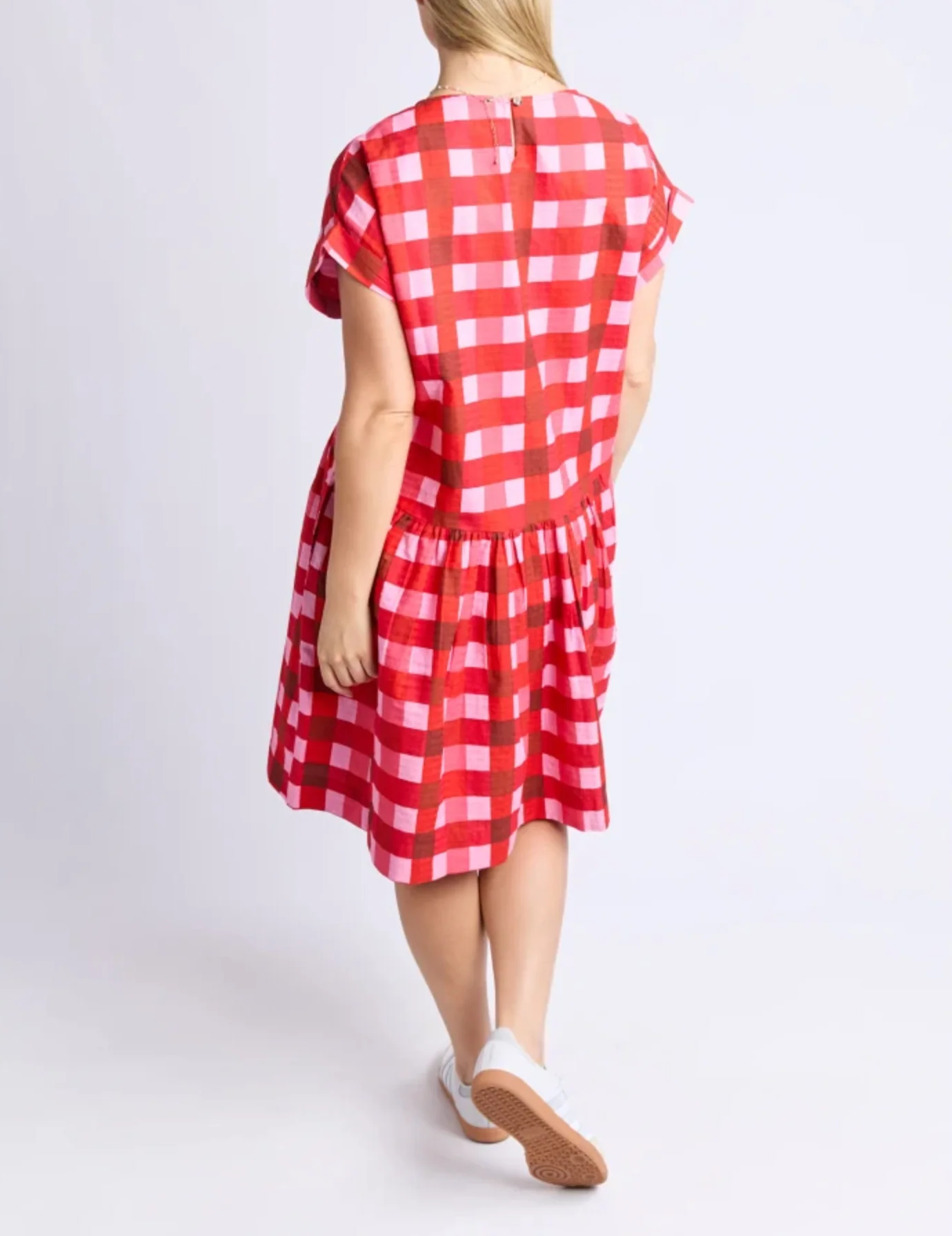 Edin Short Sleeve Dress - Poppy - Image 3