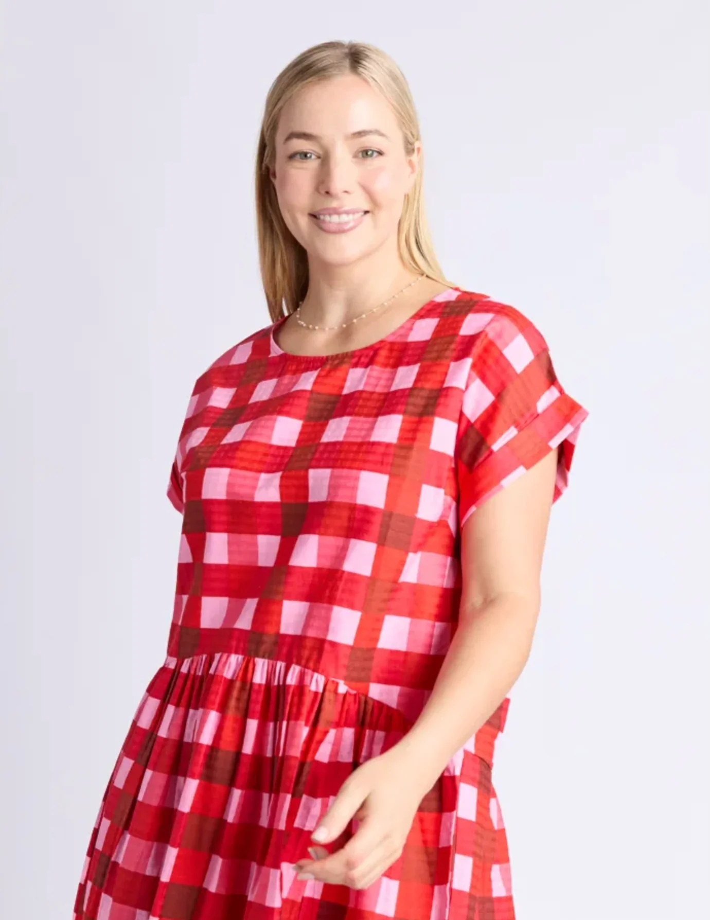 Edin Short Sleeve Dress - Poppy - Image 4