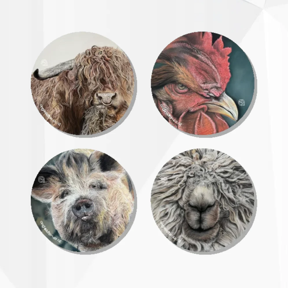 Farmlife Coaster Set
