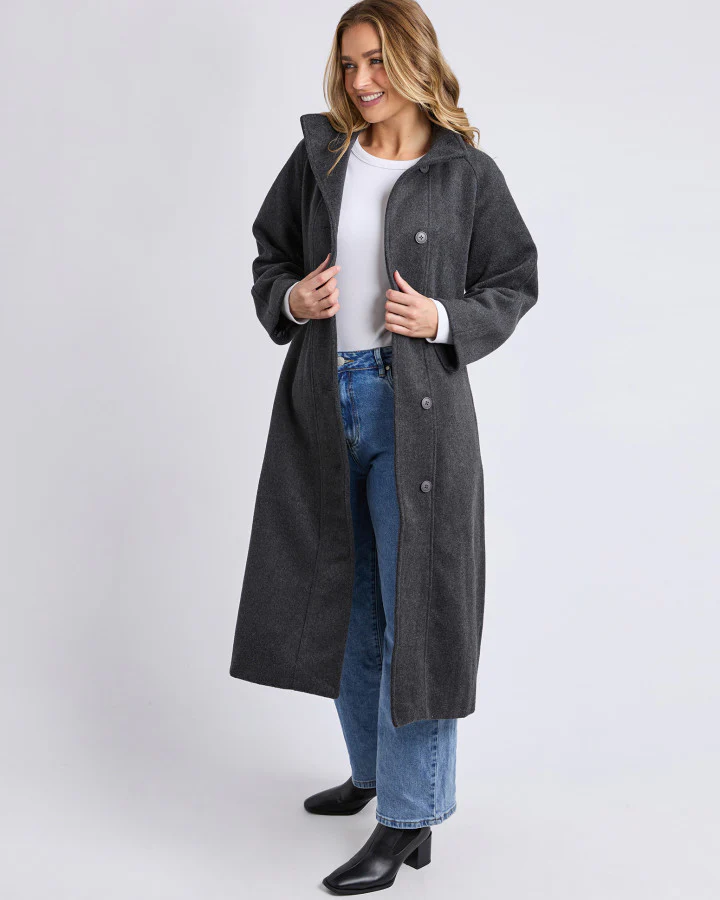 Fermont Coat - Charcoal - Image 6