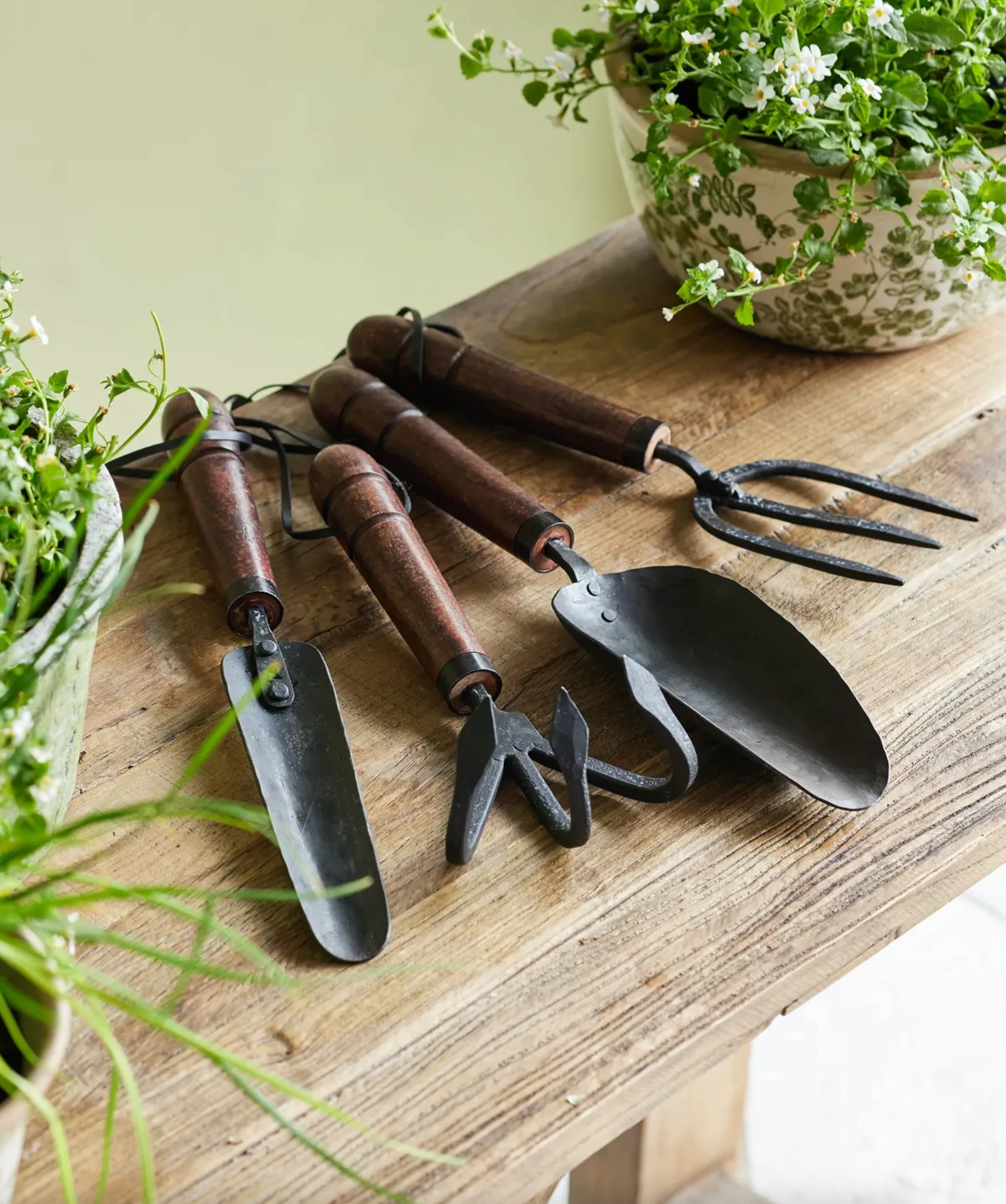 Garden Trowel Wooden Handle - Image 2