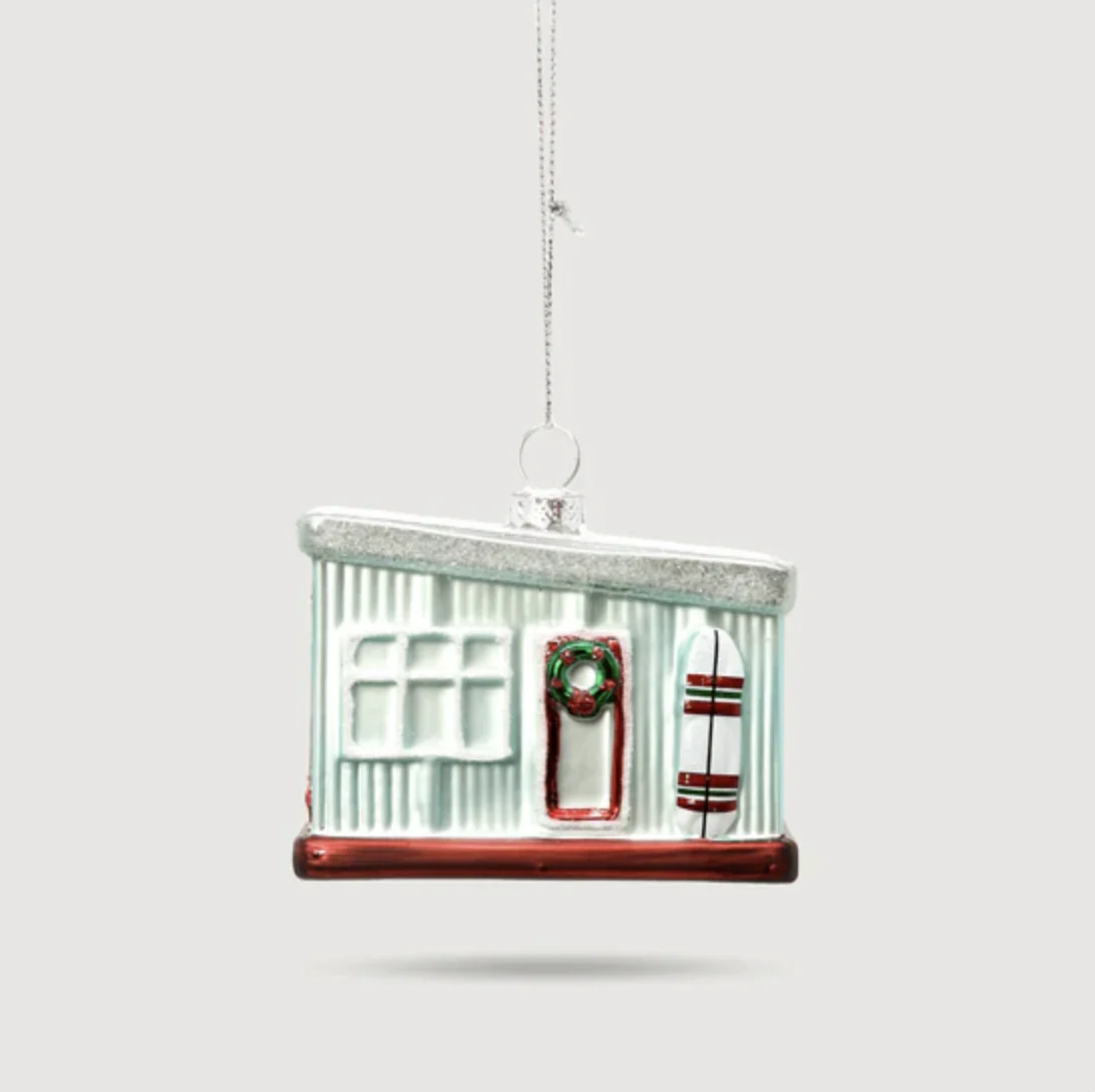 Glass Christmas Tree Decoration - NZ Bach