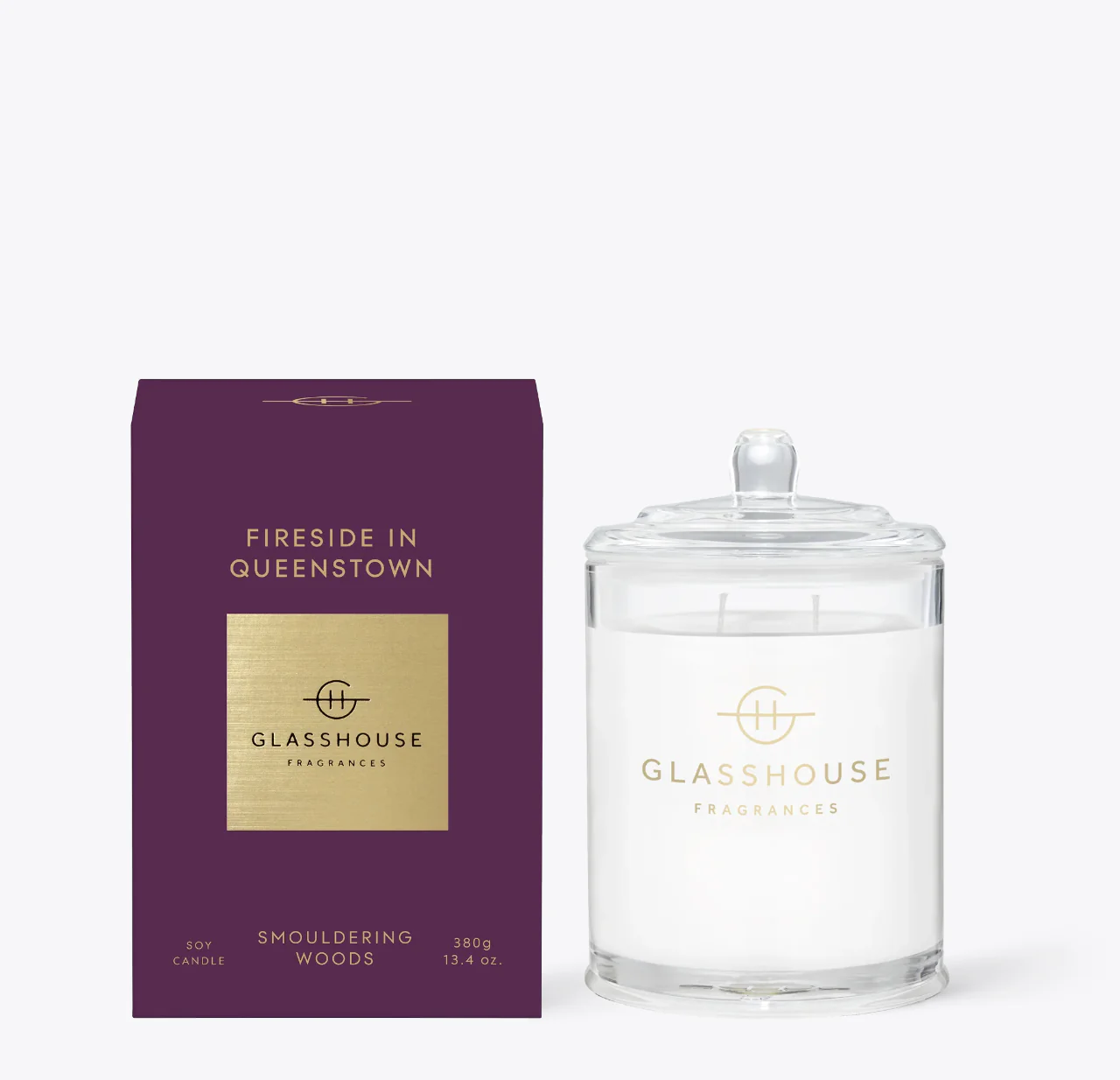 Glasshouse Fragrances Fireside In Queenstown Candle