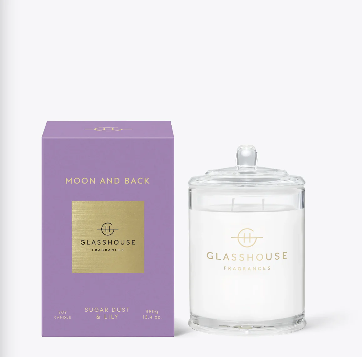 Glasshouse Fragrances Moon & Back Candle - 380g