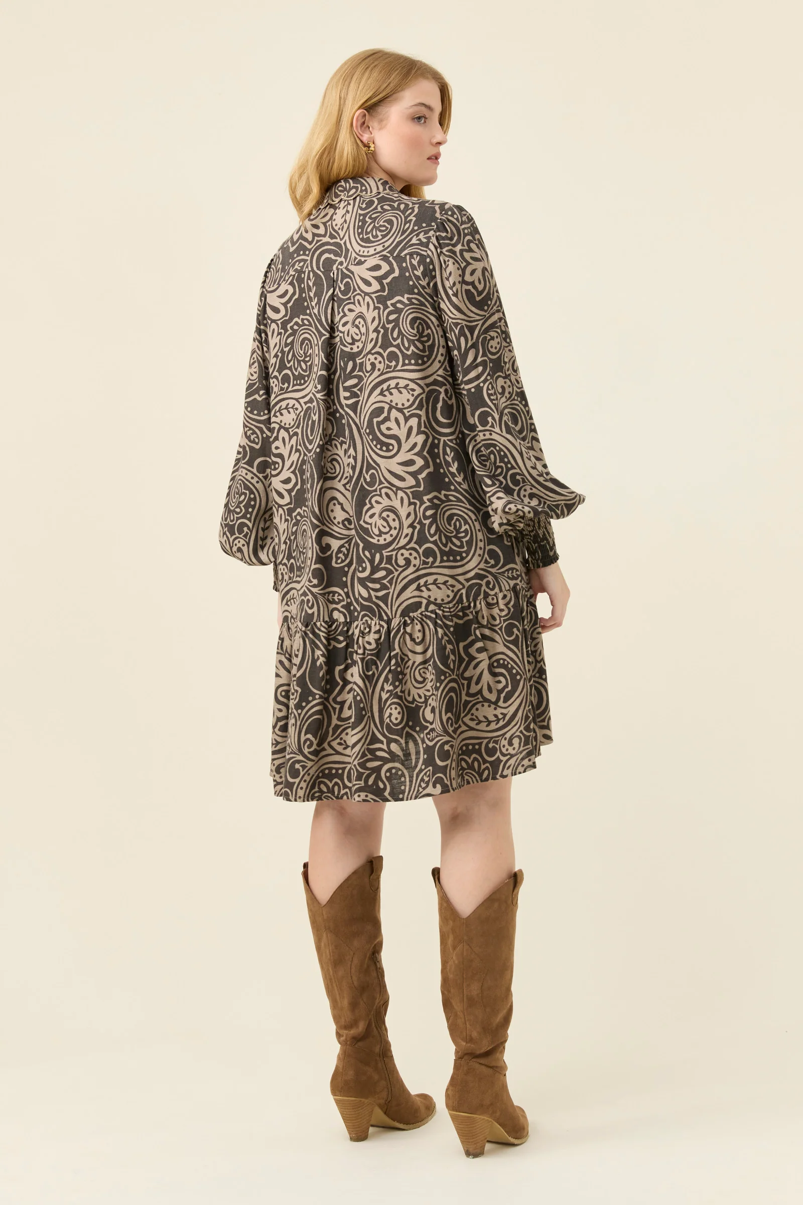 Grace Shirt Dress - Paisley - Image 4