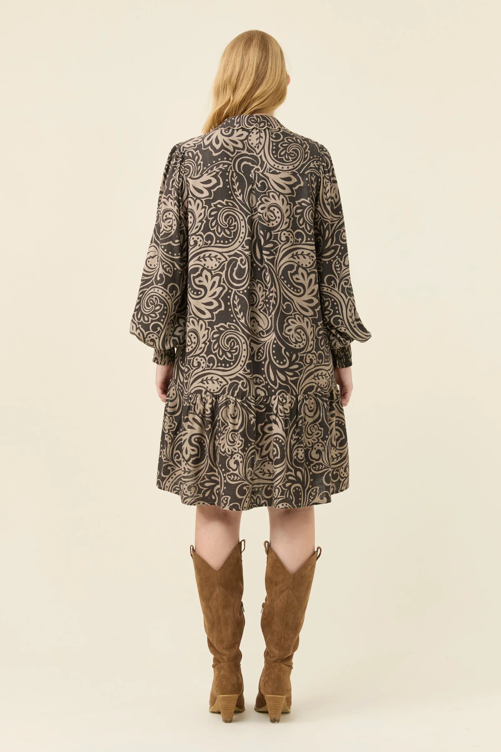 Grace Shirt Dress - Paisley - Image 5
