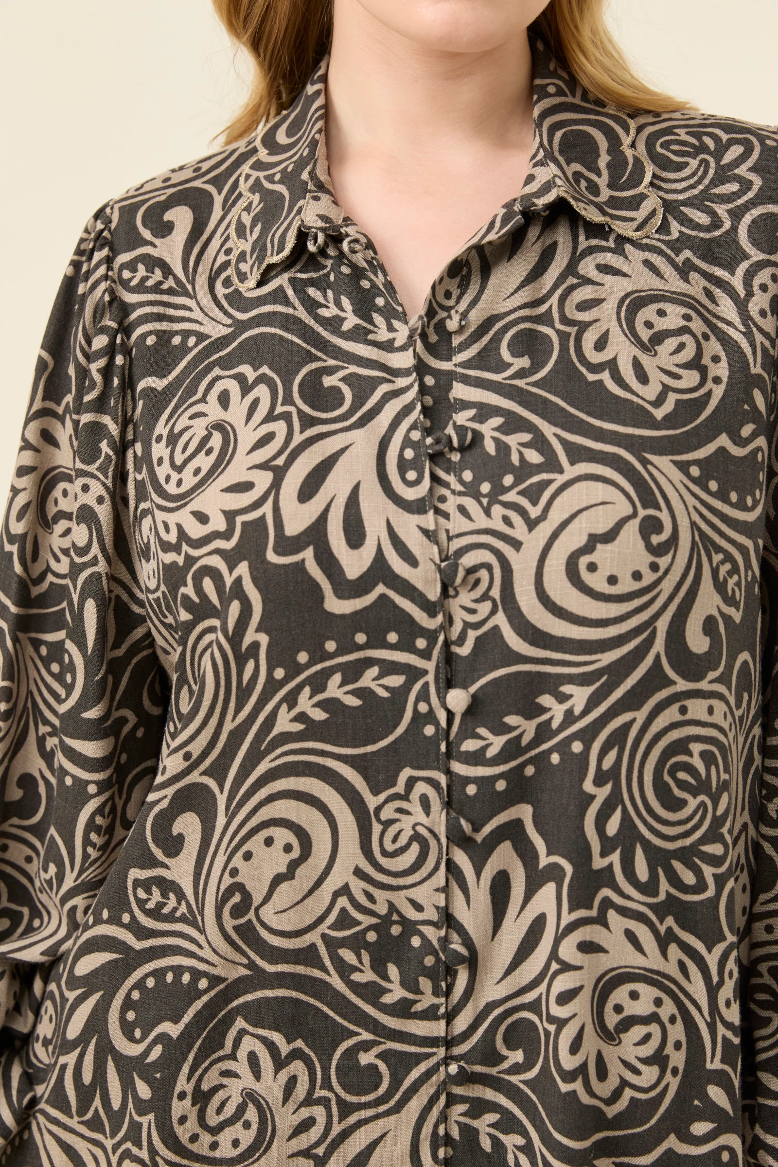 Grace Shirt Dress - Paisley - Image 6