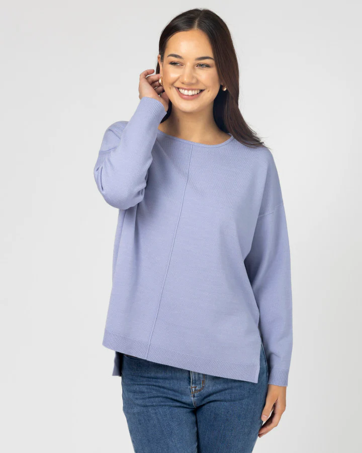 Halle Knit Top - Cornflower - Image 6