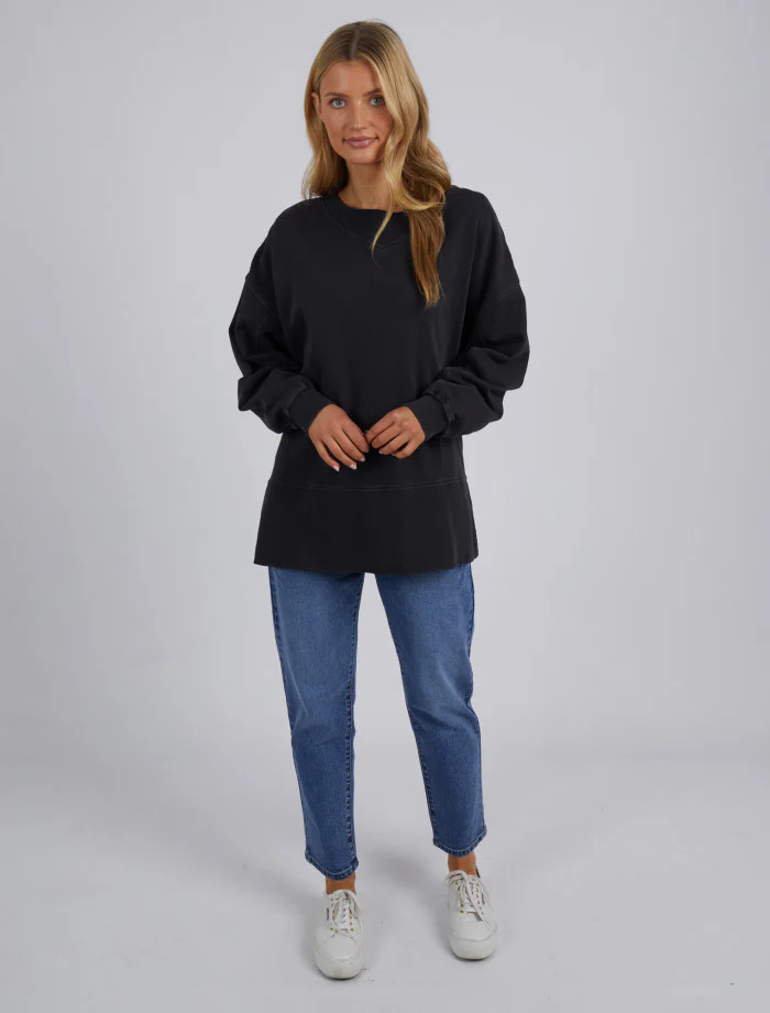 Heidi Crew - Washed Black - Image 4