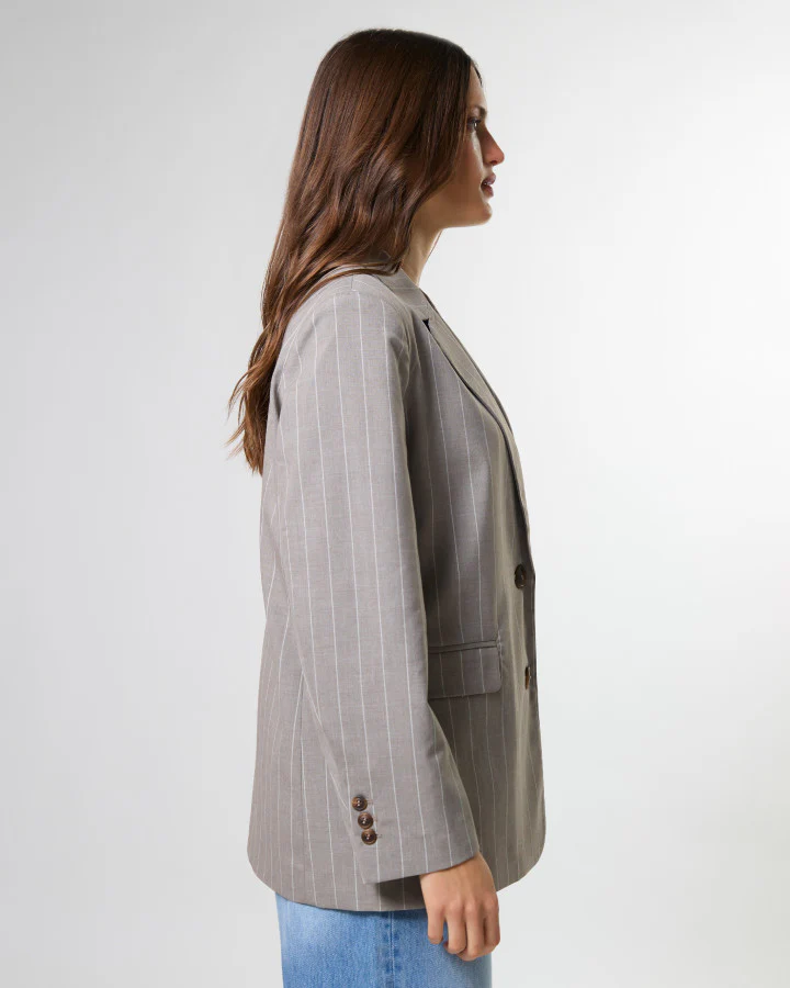 Hunter Blazer - Almond Stripe - Image 6