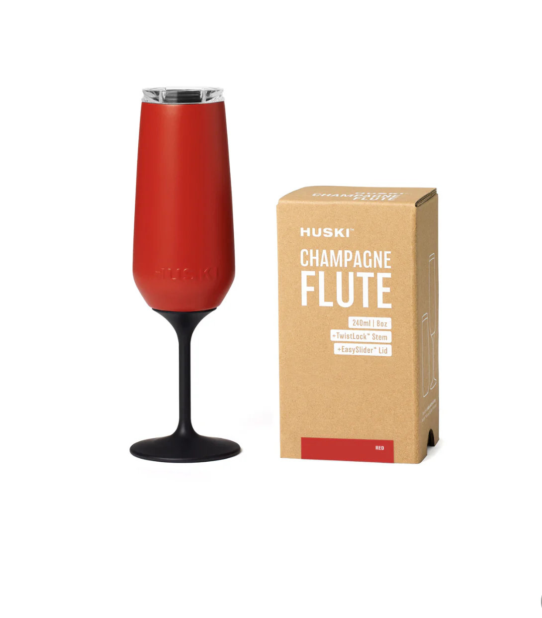 Huski Champagne Flute - Red