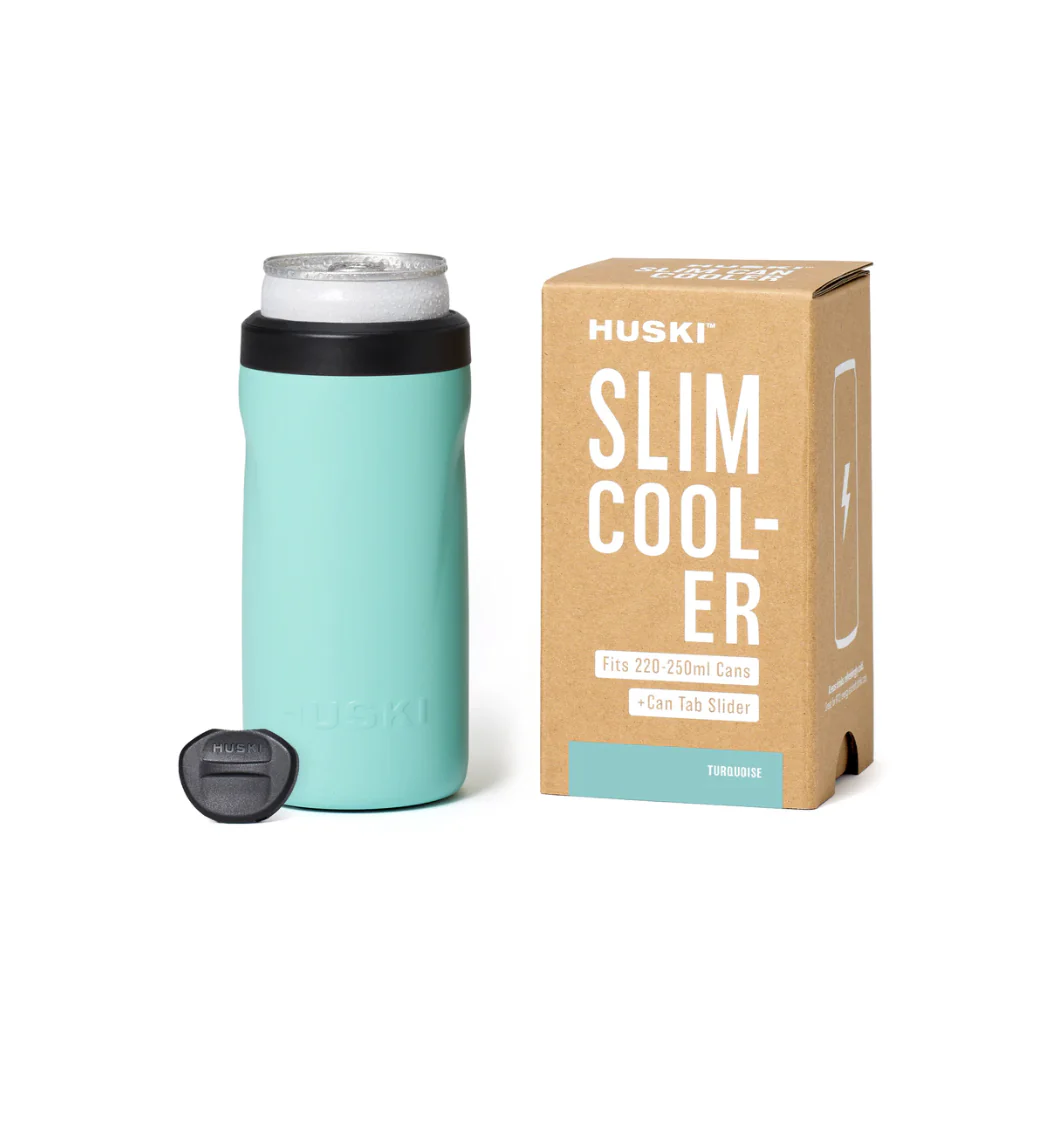 Huski Slim Can Cooler - Turquiose