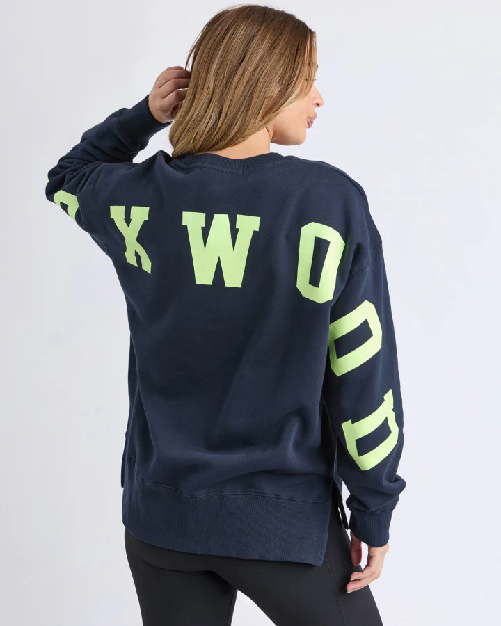 Interval Crew - Navy/Neon Yellow - Image 3