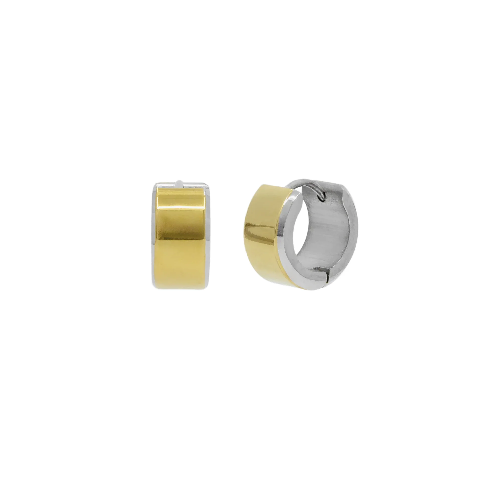Iris Earrings in Two Tone