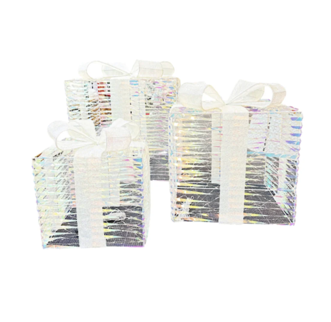 Irridescent LED Gift Box - Medium