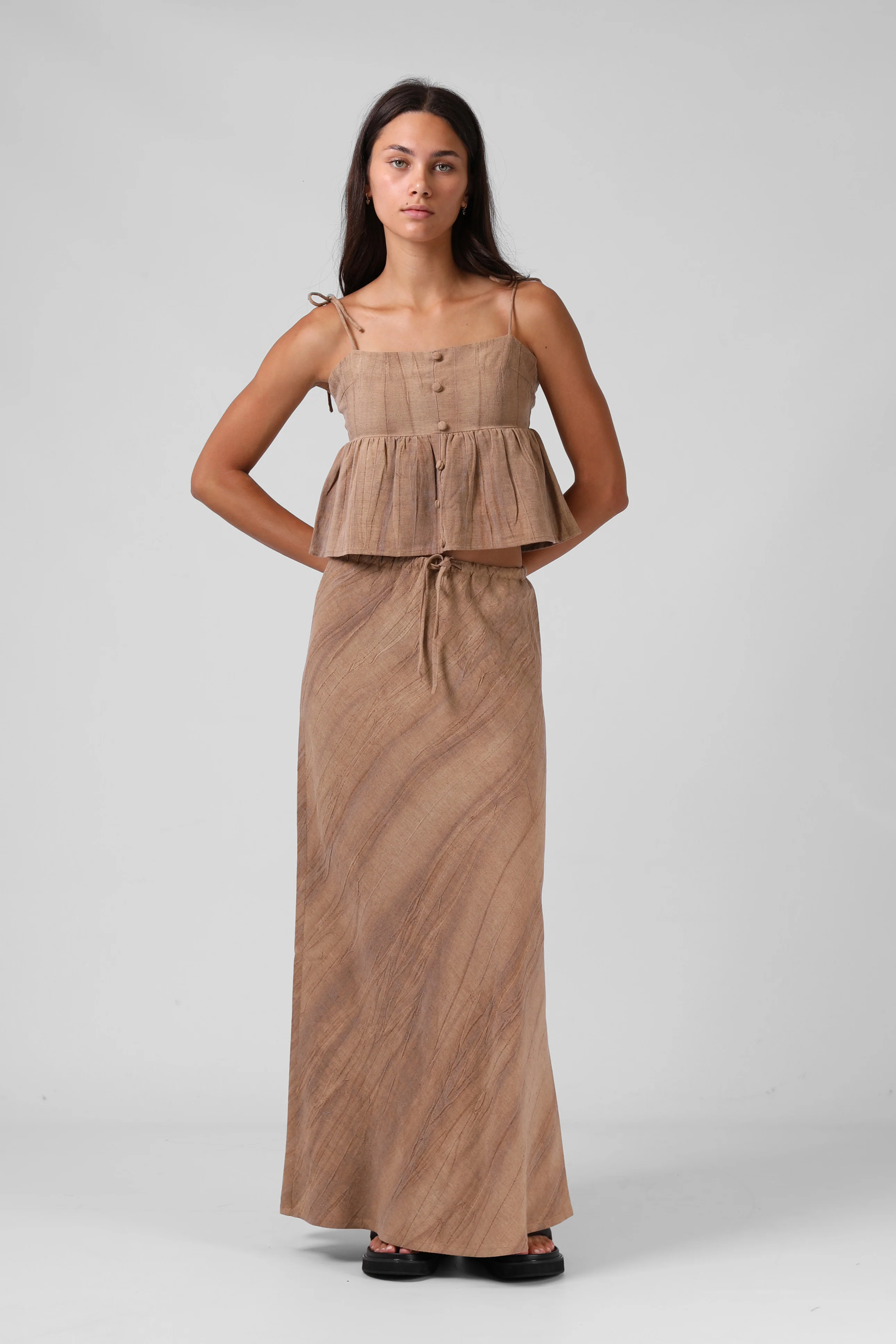 Isabella Midi Skirt - Cinnamon - Image 5